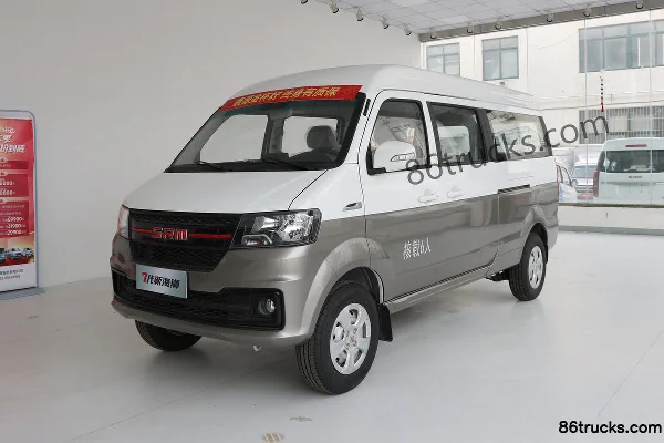 SRM Xinyuan New Haishi X30L 2025 model Wealth Edition 1.5L gasoline 110hp 6-seat central air conditioning light bus Exterior (3) | 86Trucks