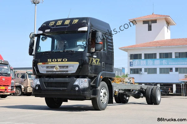 Sinotruk HOWO TX7 PRO version haute efficacité 6.9L diesel 290 ch 4X2(6 roues) Sinotruk 8 vitesses camion porteur 9.6 mètres Extérieur (3)