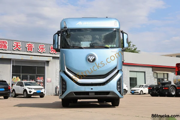 Auman Galaxy 9 14.5L LNG 630 ch 6X4(10 roues) ZF12 vitesses AMT automatique tracteur routier Extérieur (2) | 86Trucks