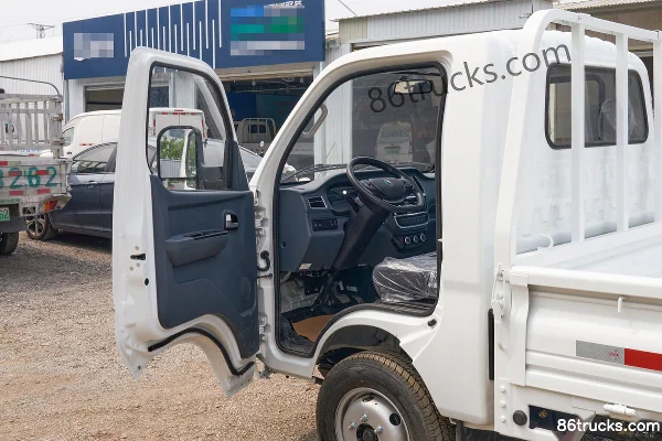 Lanqing X1 4.05m Single-Row Electric Flatbed Mini Truck Weichai 56.09kWh 4X2(6 wheels) Cab (1) | 86Trucks