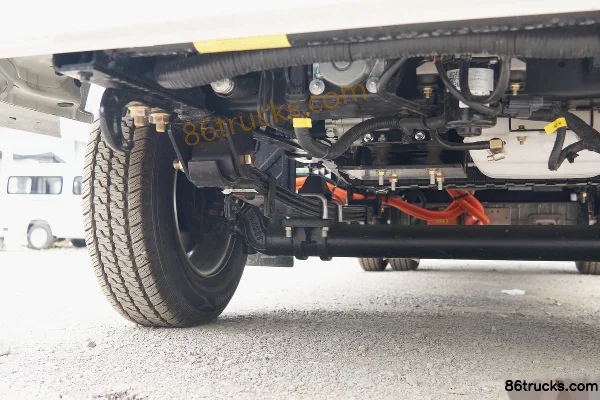 Lanqing X1 4.05m Single-Row Electric Flatbed Mini Truck Weichai 56.09kWh 4X2(6 wheels) Chassis (2) | 86Trucks