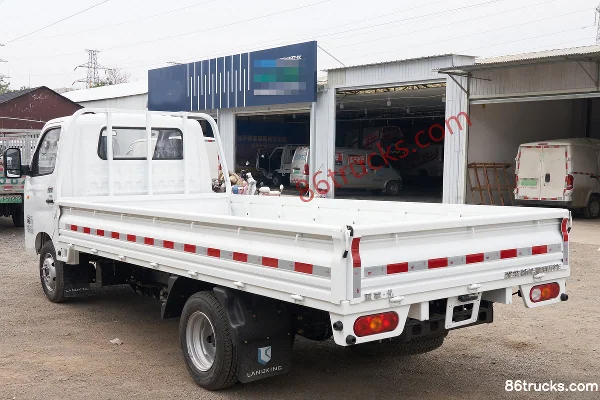 Lanqing X1 4.05m Single-Row Electric Flatbed Mini Truck Weichai 56.09kWh 4X2(6 wheels) Body (3) | 86Trucks
