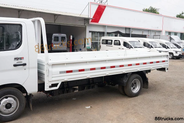 Lanqing X1 4.05m Single-Row Electric Flatbed Mini Truck Weichai 56.09kWh 4X2(6 wheels) Body (1) | 86Trucks