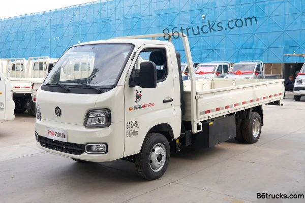 Foton Xiangling M2 Pro 2,0 L 122 ch 4X2(6 roues) CNG 4 m cabine simple plateau micro camion Extérieur (3) | 86Trucks