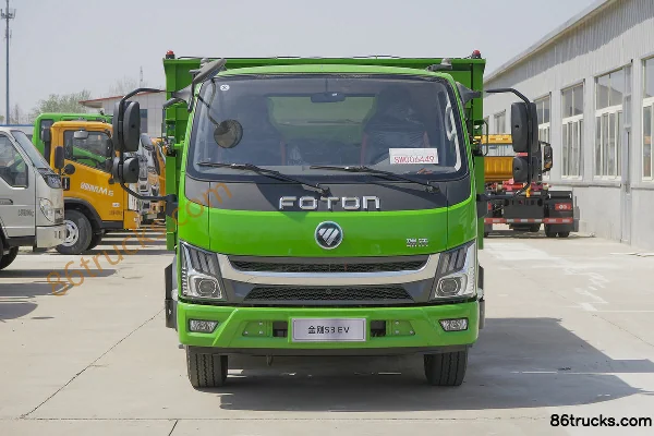 Foton King Kong S3EV 4X2(6 wheels) 3.7m single-row pure electric dump truck CATL 141.31kWh Exterior (2) | 86Trucks