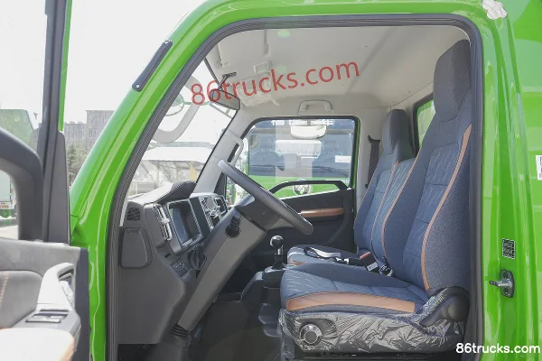 Foton King Kong S3EV 4X2(6 wheels) 3.7m single-row pure electric dump truck CATL 141.31kWh Cab (1) | 86Trucks
