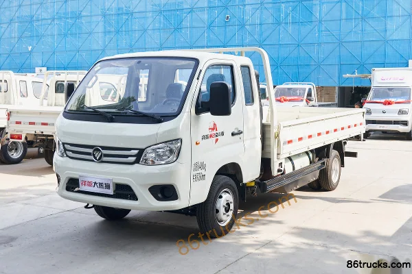 Foton Xiangling M2 1.5L 112hp 4X2(6 wheels) Gasoline/CNG 3.1m semi-row flatbed mini truck Exterior (3) | 86Trucks