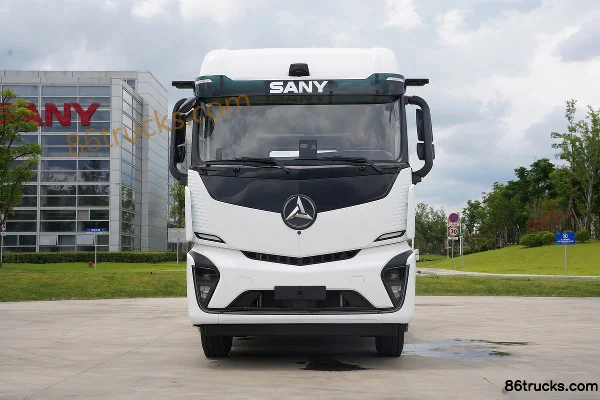 SANY Truck Jiangshan SE Standard Load 4X2(6 wheels) Electric Tractor Truck Eve 636kWh Exterior (2) | 86Trucks