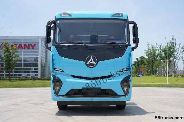SANY Truck Jiangshan SE Standard Load Edition 6X4(10 wheels) Battery Swap Electric Tractor Truck Mota 588kWh Exterior (2) | 86Trucks