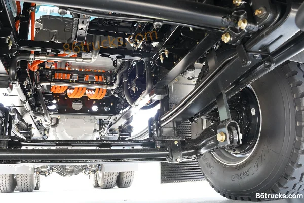 SANY Truck Jiangshan SE Standard Load Edition 6X4(10 wheels) Battery Swap Electric Tractor Truck Mota 588kWh Chassis (3) | 86Trucks