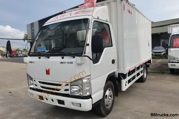 Qingling Lingka 2,5L diesel 131 ch 4X2(6 roues) Isuzu 5 vitesses 3,6 m cabine simple fourgon léger Extérieur (3) | 86Trucks