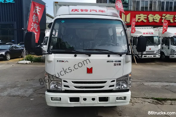 Qingling Lingka 2023 Model 122hp 4X2(6 wheels) 2.56m Double Row Van Light Truck Exterior (2) | 86Trucks