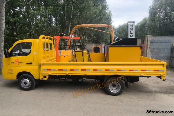 Foton M2 122 ch 4X2(6 roues) single-row road maintenance truck (Dewo Heavy Industry) Extérieur (3) | 86Trucks