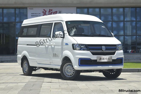 Jinbei New Lion EV 2025 Comfort 7-Seat Electric Light Bus Guoxuan 40.55kWh Exterior