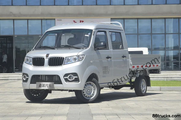 Jinbei T3 modèle 2023 classique 1,5 L 102 ch 4X2(6 roues) essence camion plateau à ridelles double cabine 2,51 m micro camion (China VI) Ext