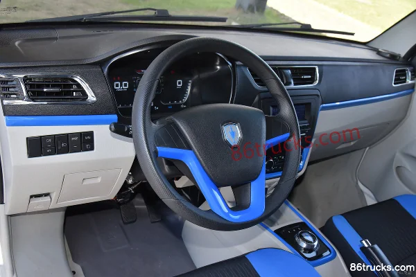 Jinbei New Haise EV 2025 Chuangfu Type 2-Seat Pure Electric Panel Van Guoxuan Hi-Tech 40.55kWh Cab (3) | 86Trucks