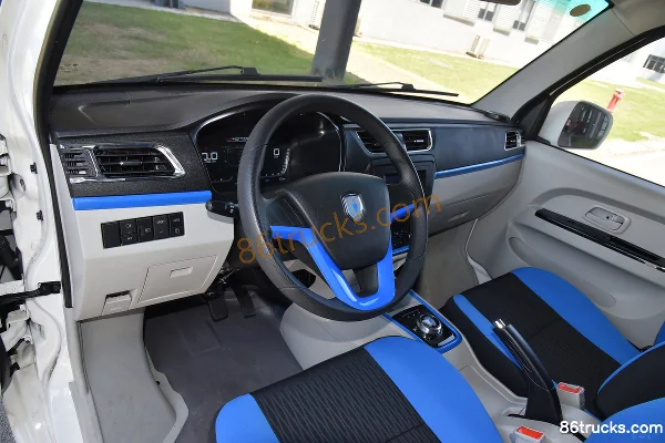 Jinbei New Haise EV 2025 Chuangfu Type 2-Seat Pure Electric Panel Van Guoxuan Hi-Tech 40.55kWh Cab (1) | 86Trucks