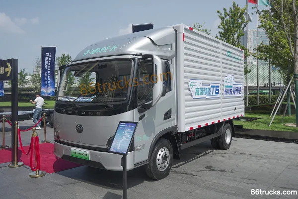 Yutong T6, frein pneumatique, camion léger fourgon 4,2 m, monoplace, 100 % électrique, Shenlan 155,332 kWh, 4X2(6 roues) Extérieur (2) | 86T