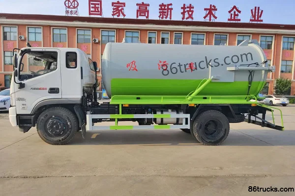 Foton ES5 160hp 4X2(6 wheels) Sewage Suction Truck (Xiangnongda Brand) Exterior (3) | 86Trucks