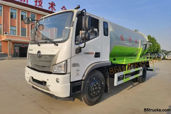 Foton ES5 160hp 4X2(6 wheels) Sewage Suction Truck (Xiangnongda Brand) Exterior (2) | 86Trucks