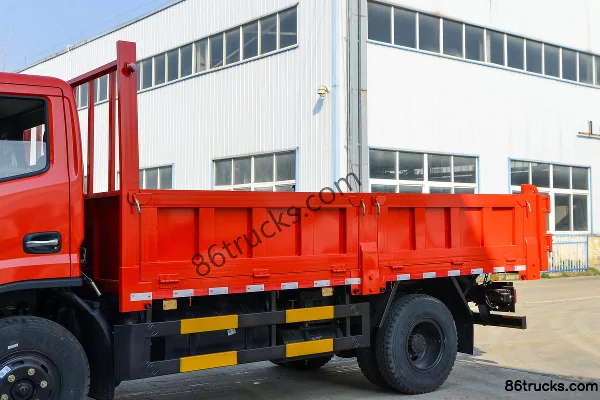Dongfeng F6 3L Diesel 170hp 4X2(6 wheels) 8-Speed 4.1m Single Row Dump Truck Body (1) | 86Trucks