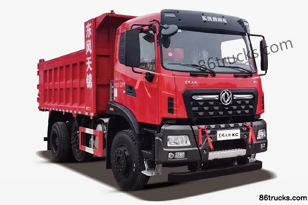 Dongfeng Commercial Vehicle Tianjin KC 270 hp Fast Gear 10-speed 6X2(8 wheels) 4.5m Dump Truck Exterior