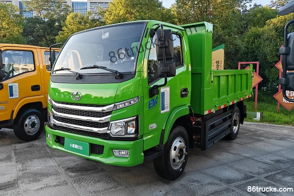 Yuejin Xiao Qilin ES2 4X2(6 roues) 3,2 m camion benne électrique pur CATL 89,12 kWh Extérieur (3) | 86Trucks