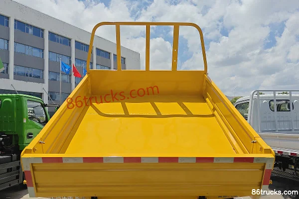 Yuejin Xiao Qilin 115hp 4X2(6 wheels) 2.2m Double Row Dump Truck Body (3) | 86Trucks