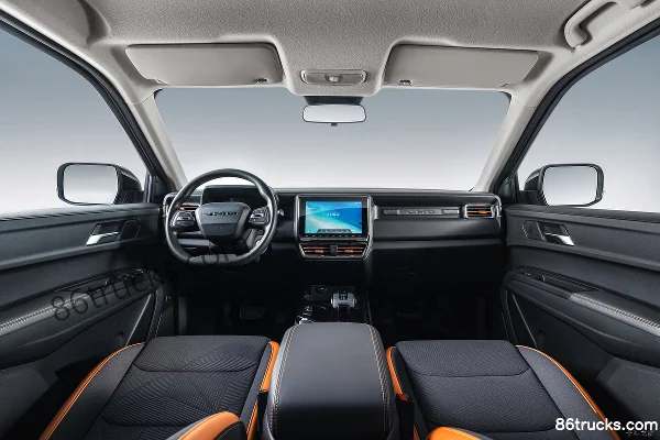 JMC Baodian 2025 2.5T Diesel 160hp Manual 2WD Long Wheelbase Double Cab Pickup (2) | 86Trucks