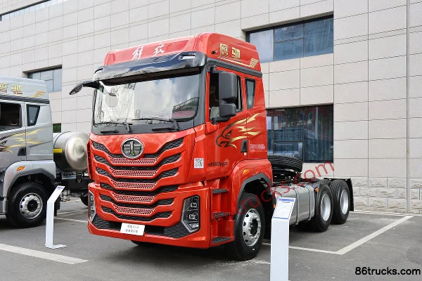 FAW Jiefang Yingchi 11.1L Diesel 490hp 6X4(10 wheels) FAW Jiefang 12-Speed Tractor Truck Exterior (3) | 86Trucks