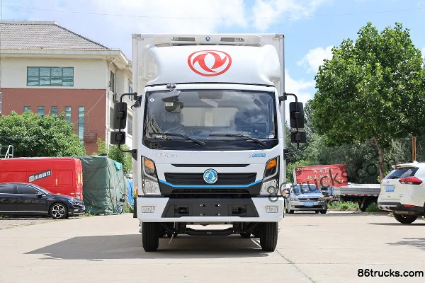 Dongfeng EV350 Pro 4X2(6 roues) cabine simple camion frigorifique 100 % électrique 100,46 kWh Extérieur (2) | 86Trucks