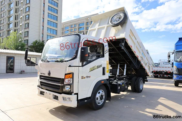 Sinotruk HOWO Hanjiang M 140 ch 4X2(6 roues) camion benne à ordures (marque Tianxiang) Extérieur (2) | 86Trucks