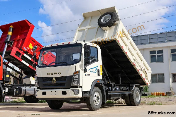 Sinotruk HOWO Hanjiang 160 ch 4X2(6 roues) camion benne à ordures (marque Tianxiang) Extérieur (3) | 86Trucks
