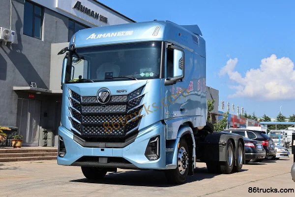 Auman Galaxy 5M 14,5L LNG 510 ch 6X4(10 roues) Fast Gear 12 vitesses tracteur routier Extérieur (3) | 86Trucks