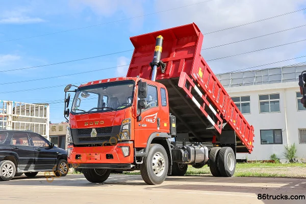 Sinotruk HOWO Hanjiang 200 hp 4X2(6 wheels) 5.2m Dump Truck Exterior (3) | 86Trucks