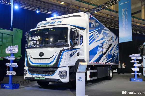 Yutong C331 4X2(6 roues) 7,8 m camion frigorifique électrique pur Shenlan 331 kWh Extérieur (3) | 86Trucks