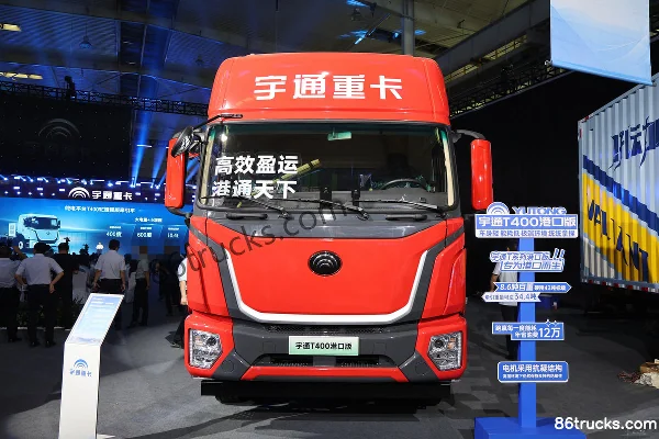 Yutong T400 4X2(6 wheels) Electric Tractor Truck CATL 400kWh Exterior (2) | 86Trucks