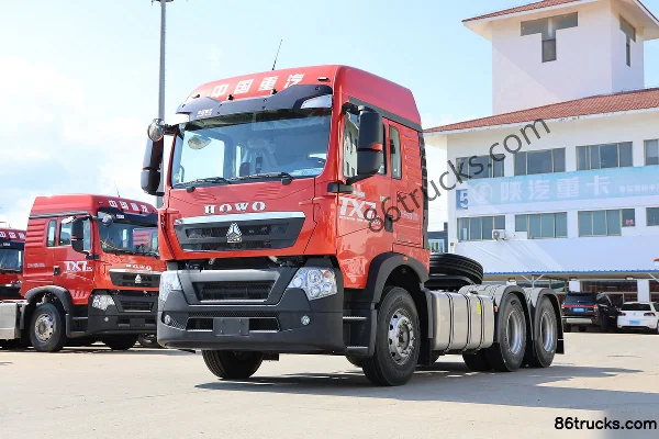 Sinotruk HOWO TX7 PRO 12.5L LNG 480 ch 6X4(10 roues) Sinotruk 12 vitesses Tracteur routier Extérieur (3) | 86Trucks