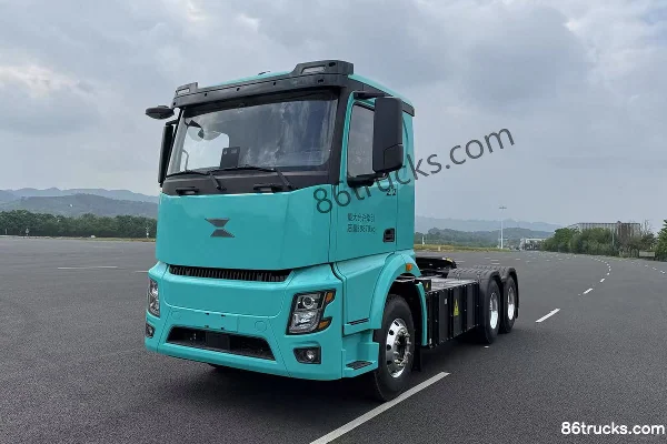 Zaihe Auto Qingliangxia 6X4(10 wheels) Electric Tractor Truck EVE 400kWh Exterior (3) | 86Trucks