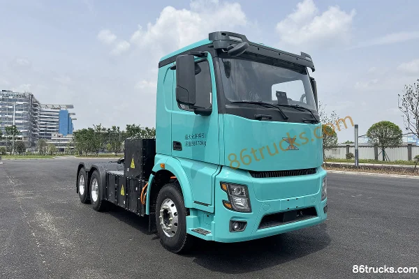 Zaihe Auto Qingliangxia 6X4(10 wheels) Electric Tractor Truck EVE 600kWh Exterior