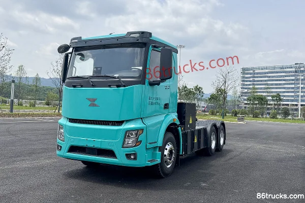 Zaihe Auto Qingliangxia 6X4(10 wheels) Electric Tractor Truck EVE 600kWh Exterior (3) | 86Trucks