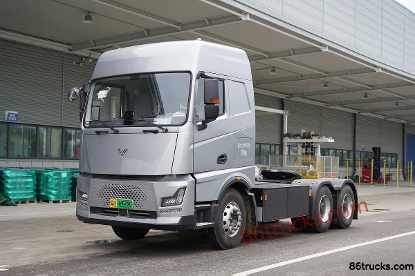 DeepWay Xingtu version standard 6X4(10 roues) tracteur routier 100% électrique EVE 404 kWh Extérieur (3) | 86Trucks