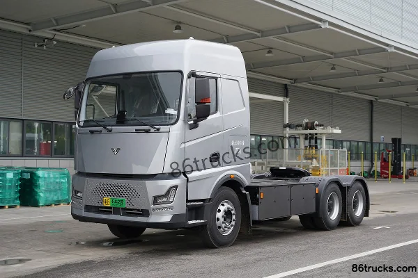 DeepWay Xingtu Standard Load Version 6X4(10 wheels) Electric Tractor Truck EVE 505kWh Exterior (3) | 86Trucks