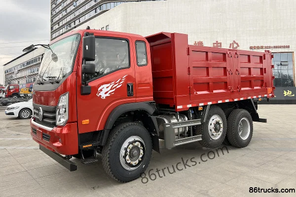 Sinotruk V3 4.3L Diesel 220 hp 6X2(8 wheels) Fast Gear 10-Speed 4.7m Single Row Dump Truck Exterior (2) | 86Trucks