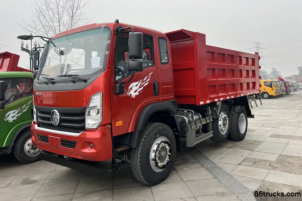 Sinotruk V3 6.2L Diesel 245 hp 6X2(8 wheels) Fast Gear 10-Speed 4.5m Single Row Dump Truck Exterior (3) | 86Trucks