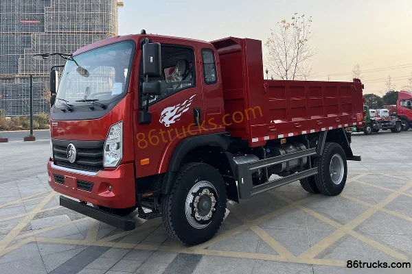 Sinotruk V3 4.3L Diesel 220 hp 4X2(6 wheels) Fast Gear 10-Speed 4.14m Half Row Dump Truck Exterior (2) | 86Trucks