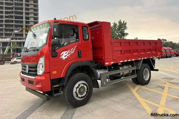Sinotruk V3X 4.3L Diesel 240 hp 4X2(6 wheels) Fast Gear 10-Speed 4.44m Single Row Dump Truck Exterior (3) | 86Trucks