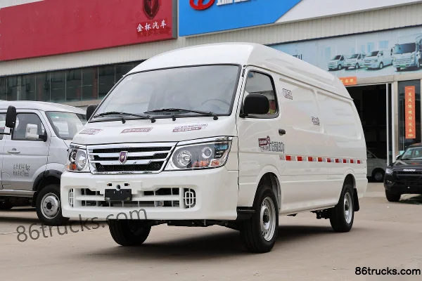 Shenyang Jinbei Hiace 2025 Model Xiangyun 2L Gasoline 136hp 2-Seat High Roof Enclosed Cargo Van Exterior (3) | 86Trucks