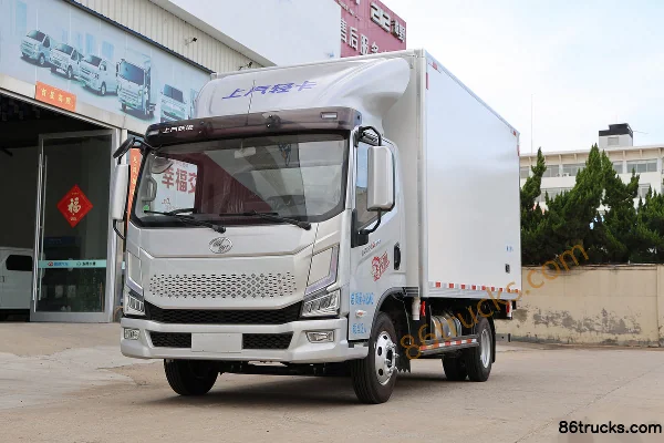 Yuejin Beyond H500 Daka 170hp 4X2(6 wheels) 4.09m Refrigerated Truck Exterior (3) | 86Trucks