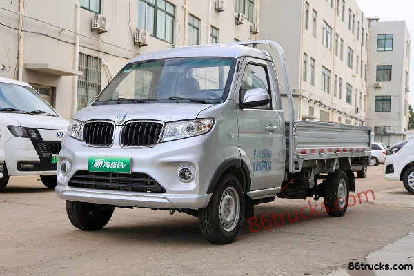Jinbei New Dolphin EV 2025 Comfort 3.2m Single-Row Pure Electric Flatbed Mini Truck Fudi 42.3kWh 4X2(6 wheels) Exterior (3) | 86Trucks